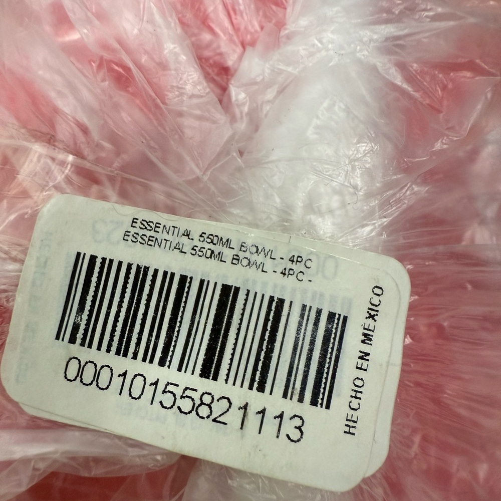 Tupperware Essentials Bowl 2 1/4 Cup Pink with Lids‎ Set of 4 and more - Picture 4 of 6